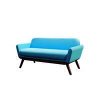 sofa 3d renderen icoon illustratie png