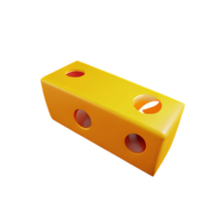 Käse 3d Rendern Symbol Illustration png