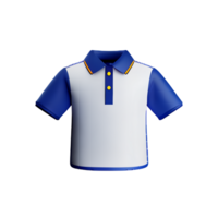 polo overhemd 3d renderen icoon illustratie png