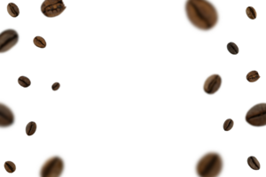 coffee beans copy space frame png