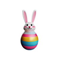 Ostern Hase 3d Rendern Symbol Illustration png