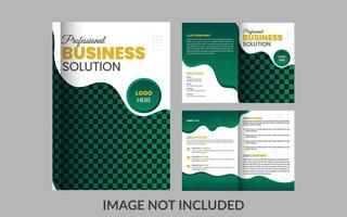 Creative Bifold Business Brochure Template vector