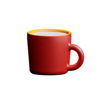 mug 3d rendering icon illustration png