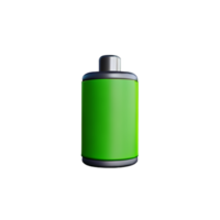 batteri 3d tolkning ikon illustration png