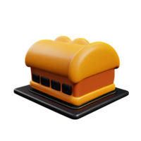 bakery 3d rendering icon illustration png