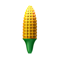 corn 3d rendering icon illustration png