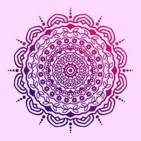 Gradient Decorative color Ornamental ethnic elements mandala Pattern background Design Pro Vector. vector