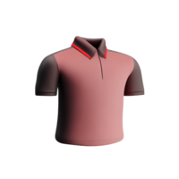 polo chemise 3d le rendu icône illustration png