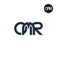 Letter OMR Monogram Logo Design vector