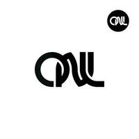 Letter ONL Monogram Logo Design vector