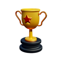 award 3d rendering icon illustration png