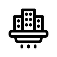 city colony line icon. vector icon for your website, mobile, presentation, and logo design.