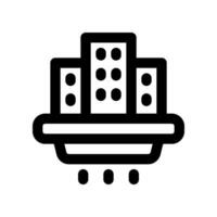 city colony line icon. vector icon for your website, mobile, presentation, and logo design.