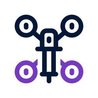 drone dual tone icon. vector icon for your website, mobile, presentation, and logo design.