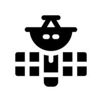 satellite solid icon. vector icon for your website, mobile, presentation, and logo design.