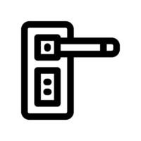 door handle line icon. vector icon for your website, mobile, presentation, and logo design.