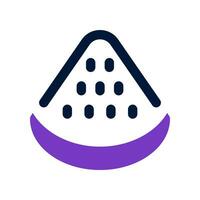 watermelon dual tone icon. vector icon for your website, mobile, presentation, and logo design.