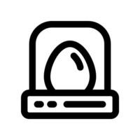 egg incubator line icon. vector icon for your website, mobile, presentation, and logo design.