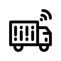 truck line icon. vector icon for your website, mobile, presentation, and logo design.