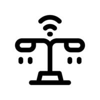 street lamp line icon. vector icon for your website, mobile, presentation, and logo design.