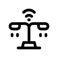 street lamp line icon. vector icon for your website, mobile, presentation, and logo design.