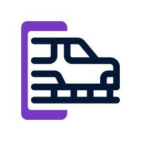 train dual tone icon. vector icon for your website, mobile, presentation, and logo design.