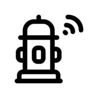 hydrant line icon. vector icon for your website, mobile, presentation, and logo design.