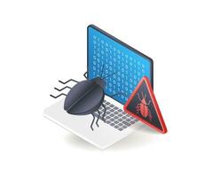 Technology hacker malware virus attack vector