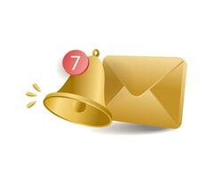 Incoming email message notification vector