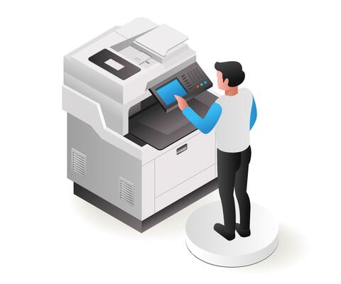 Automatic professional copier operator