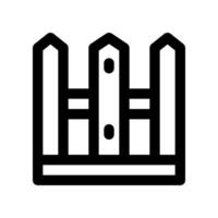 fence line icon. vector icon for your website, mobile, presentation, and logo design.