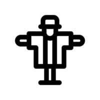 scarecrow line icon. vector icon for your website, mobile, presentation, and logo design.