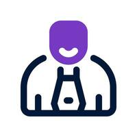 employee dual tone icon. vector icon for your website, mobile, presentation, and logo design.