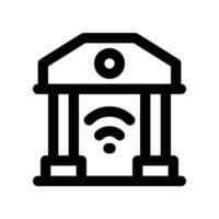 bank line icon. vector icon for your website, mobile, presentation, and logo design.