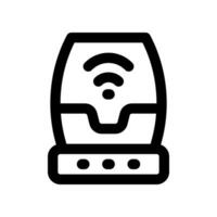 smart speaker line icon. vector icon for your website, mobile, presentation, and logo design.