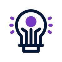 idea dual tone icon. vector icon for your website, mobile, presentation, and logo design.