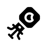 nanorobot solid icon. vector icon for your website, mobile, presentation, and logo design.