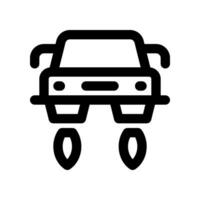 flying car line icon. vector icon for your website, mobile, presentation, and logo design.