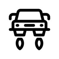 flying car line icon. vector icon for your website, mobile, presentation, and logo design.