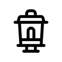 streetlamp line icon. vector icon for your website, mobile, presentation, and logo design.