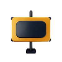 board 3d rendering icon illustration png