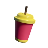 burbuja té 3d representación icono ilustración png