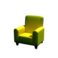furniture 3d rendering icon illustration png
