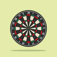 The Illustration of Dart Game vector