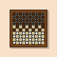 The Illustration of Checker Board vector