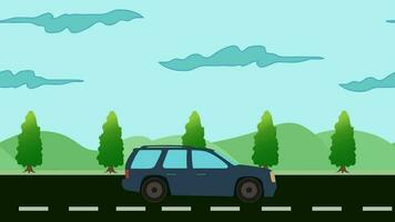 Car animation video