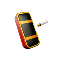 cigarette 3d le rendu icône illustration png