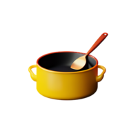 Koken 3d renderen icoon illustratie png