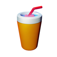 drinken 3d renderen icoon illustratie png