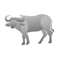 buffel silhuett png fil